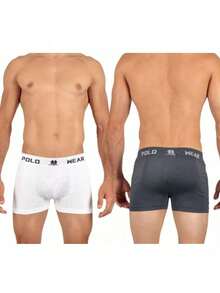Kit 10 Polo Wear Boxer Briefs Seamless Microfiber Boxer Briefs - Multicolor - Ver 4