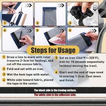 1/2/5条装熨烫式裤脚胶带，用于缩短牛仔裤、长裤、衣服、裙子及DIY缝纫，裤脚调节胶带（1米/2米/3米/5米/10米），熨烫式自粘裤脚缩短胶带，自粘腰带，可水洗熨烫的裤脚条，DIY缝纫配件 - 轻松修改裤子，为礼物增添节日氛围 - 彩色 - 查看 8