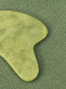 1pc Jade Gua Sha Massage Tool - Traditional Anti-Aging Gua Sha Tool - Natural Stone Gua Sha - Achieve Smooth, Supple Skin - Multicolor - View 8