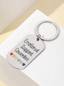 1 Stück inspirierender Schlüsselanhänger aus Edelstahl mit der Aufschrift "Ein wahrhaft tolles Team" - perfektes Geschenk für Kollegen, Freunde und Teamkollegen, Auto-Zubehör, Taschenanhänger