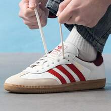 Adidas Originals SAMBA OG 男女通用运动鞋，2026 春季新款运动休闲鞋，运动鞋，训练鞋，T 字头鞋 JI3201 - 白色 - 查看 6