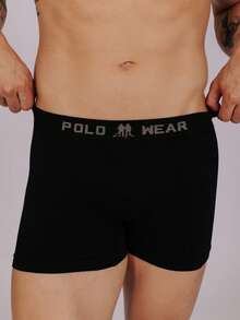 Kit 10 Polo Wear Boxer Briefs Seamless Microfiber Boxer Briefs - Multicolor - Ver 10