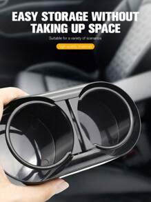 CARSUN Carsun Dual-Ring Cup Holder, Non-Slip Design Fits Most Cars, Car Water Cup Holder, Suitable For Central Armrest