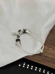 Silver Bracelet And Vivara Jewelry Silver With Colored Stone Boho Style Send Random - Bạc - Xem 2