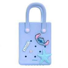 Miniso Disney Stitch Series Super Cute Large Capacity Mini Hole-Design Handbag, Cute And Stylish (1PC) - Blue - View 7