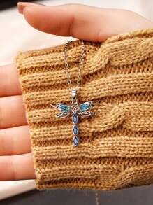 1 pièce Collier pendentif exquis Bijoux pour femmes Cadeaux pour femmes. Bijoux en argent sterling 925 de qualité pour la fête, le bal de promo et le cadeau pour la décoration quotidienne
