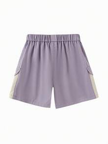 Balabala Baby Boys' & Girls' Soft Shorts, Breathable & Stylish Summer Wear - Violet - View 2