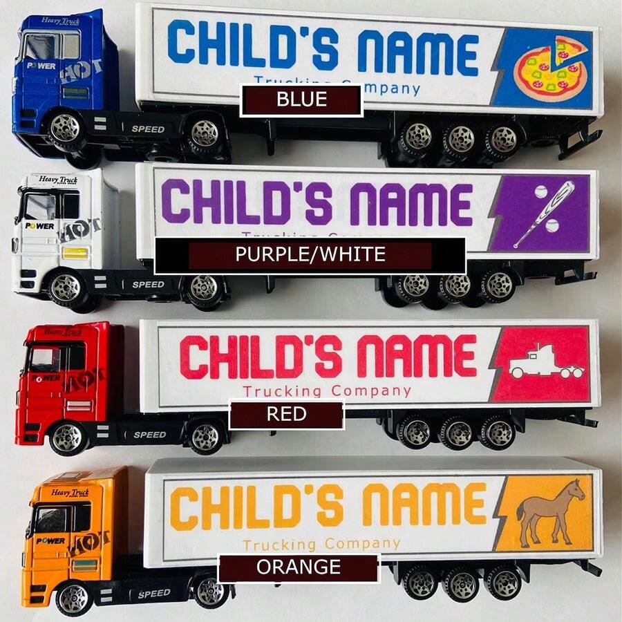 Personalized Truck, Customized With Your Name On The Side Of The Truck: Birthday, Christmas, Any Event!