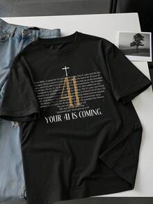 Sommerliches bedrucktes T-Shirt, oversized T-Shirt, religiöses T-Shirt, T-Shirt mit Bibelvers, "Jesus liebt" T-Shirt, Glaubens T-Shirt, Christen T-Shirt, Kreuz T-Shirt, leichtes, atmungsaktives, vielseitiges Lässig-Teil für den Sommer