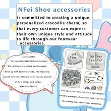 37 件黑白字母数字鞋饰，鳄鱼 PVC 图案，适用于木屐凉鞋手链，适合女士男士成人儿童女孩男孩青少年的礼物，派对装饰 - 37件黑白字母 - 查看 3