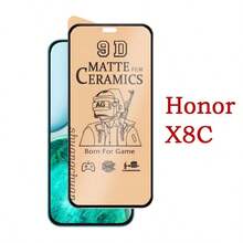 Juego de 3 en 1 de protector de pantalla de vidrio templado, protector de lente de cámara y película protectora posterior, compatible con Honor X8C y todas las series de OPPO, Vivo, I Tel, Realme, Infinix, T Ecno, Redmi y Honor. Regalo para cumpleaños, familia y amigos. Accesorios para teléfono, protector de pantalla. - 3 en 1 - Ver 4