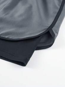 2pcs Sportswear Shorts Set For Summer, Quick Dry Breathable Light & Comfortable, Suitable For Gym Workout, Running, Casual Wear, Minimalist Design, Multi-Color Available