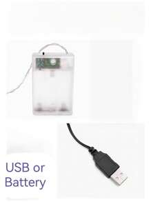 LED Outdoor Camping Atmosphere Light Solar Outdoor Waterproof Light USB/Battery Light Suitable For Outdoor Camping Canopy Tent Decoration Garden Courtyard Party Decoration Light