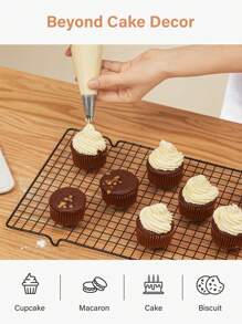 100 pièces Sac de glaçage triangulaire jetable - Pour la décoration de gâteaux, biscuits, cupcakes et accessoires de dessert DIY, nécessités de cuisine et de restaurant