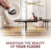 96/144/240 Stück Set rutschfeste Tisch- und Stuhlgleiter, verschleißfeste Pads für Zuhause, geräuschreduzierend, schützende Pads (Das Produkt hat eine rutschfeste Funktion nach dem Anbringen, vermeiden Sie zu starkes Ziehen des Hockers, um den Boden nicht zu beschädigen) - Verschiedenfarbig - Übersicht 8