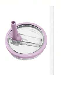 1PC 40 Oz Tumbler Flip Straw Lid Replacement Fit For Cup, Reusable Tumbler Cover, Spill Proof Splash Resistant Tumbler Lids For Cup Back To School