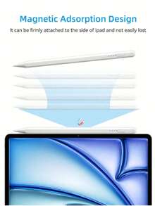 Compatible With Apple Pencil Power Display Palm Rejection Ipad Pencil Stylus Pen For IPad Accessories 2022 2021 2020 2019 2018 Pro Air Mini Rechargeable Battery 120mAh - Multicolor - View 6