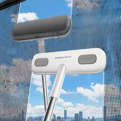 Joybos® 1 件/2 件多用途窗纱清洁刷，宽：20 厘米/7.87 英寸，长：82 厘米-32.28 英寸，多用途长柄窗纱清洁刷、多功能清洁刷、窗纱清洁刷、宠物毛发去除剂、网状纱窗清洁刷、清洁工具，适用于蚊帐和家庭清洁。