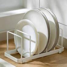 1 Stück Küchengeschirr Abtropfgestell, Schrank Geschirr Tellerhalter, Ablage für Geschirr und Schneidbretter