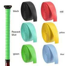 Baseball PU Wrapped Strap, Non-Slip Baseball Handle Strap, Professional Grip Strap, Soft & Comfortable Baseball Training Equipment Handguard, 2.1m Long Anti-Slip, Sweat-Absorbing, Wear-Resistant Fishing Rod Wrapping Tape - Multicolor - View 3