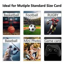 100 张卡套，透明软交易卡套，聚丙烯 (PP)，适合 MTG、TCG、棒球、足球、游戏卡