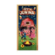 Felicita Decorative Door Cover 3D Sublimated Fabric Party 0.85x2.10 Junino - CP-340 - 查看 2