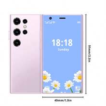 SOYES Mini Android Smartphone, Unlock Smart Phone, 3.0 Inch HD Screen Mini Phone, Pocket Phone, Student Phone, Dual SIM/Camera/GPS/Face ID, With Fun Educational APP/Learning/Gaming/Drawing/Cartoon, Ideal Phone For Children/Teens - Recolor - View 2