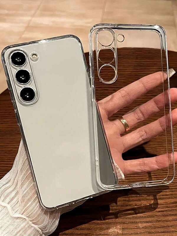 Funda de teléfono minimalista de unicolor transparente perforada, de alta calidad y anticaídas, adecuada para 16/ 16 Pro Max/XR/ 13/ 16 Pro Max/ 15/7/8 15 Pro Max/12 Pro Max/13 Pro Max/14 Pro Max 13 14 11 12 P14 P11 Soft Shell P12 Anti-Drop XS, XR/78P, 78GES2, también compatible con teléfonos y Redmi