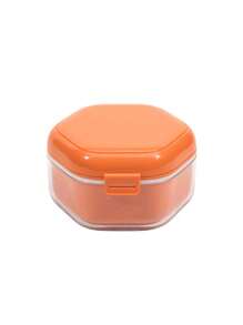 Solid Color Invisible Braces, Orthodontic Retainer Storage Box, Denture Storage And Cleaning Box