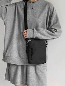 Torba crossbody dla chłopców Nowa japońska marka modowa Ins All-in-One, mała torba na ramię na telefon komórkowy, swobodna, prosta torba plecakowa - Wielokolorowe - Zobacz 7