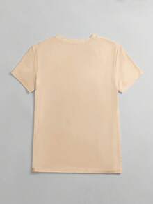 Meme Animals Oversized Grunge Style Casual Printed T-Shirt - Màu be - Xem 2