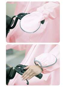 Fashionable Women's Raincoat Thickened Poncho Long Rain Coat Ladies Multi Functional Waterproof Raincoat Travel And Cycling Raincoats Outdoor Rain Wear Insulation,Galentines,Puppy,Carnival,Party Decorations,Spring Summer Picks,Brides Maid Gifts,Room,Bedroom Decor,Beach,Travel,For Men,For Women,Vacation,Cute Stuff - Purple - View 3