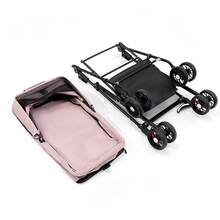 宠物推车 狗猫车 便携可折叠 轻便 小狗推车 适合小型/中型犬 - 彩色 - 查看 3