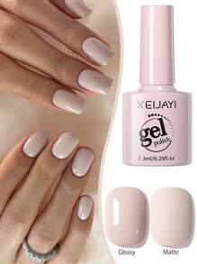 XEIJAYI XEIJAYI 1Pc Nude Pink Gel Nail Polish Gel Color Gel Nail Polish Long-Lasting Nail Gel Soak Led/UV Gel Nail Polish Nail Art Nail Salon Home Gift For Women For Spring