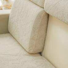 1pc Universal Jacquard Knit Elastic Sofa Cushion Cover, Suitable For All Seasons Home Decor Bedroom Decor Room Decor Aesthetic Room Decoration Stuff Living Room Decor Sofa Cover Couch Cover Sofa Covers