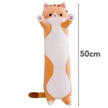 Xuxão Kitten Plush Toy Pillow 50cm Cushion For Children And Adults - 橘色 - 查看 3
