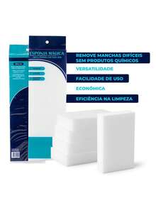 Esponjas Mágicas Limpeza Multiuso Tira Manchas Melamina 10x6x2cm