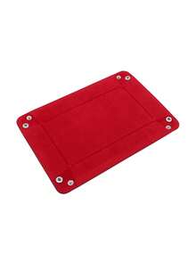 Foldable Game Dice Tray, Velvet Fabric Storage Organizer, 4-Corner Collapsible Tray For Home, Kitchen, Office Desk, Table And Drawer Organization, Desk & Drawer Organizer For Home Storage - Multicolor - View 18