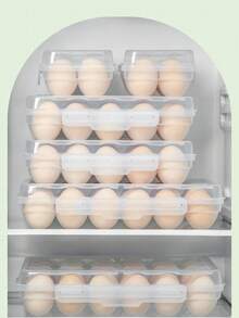 1pc Portable Egg Storage Box, For Easter Day, Egg Storage Trays - Clear - View 3