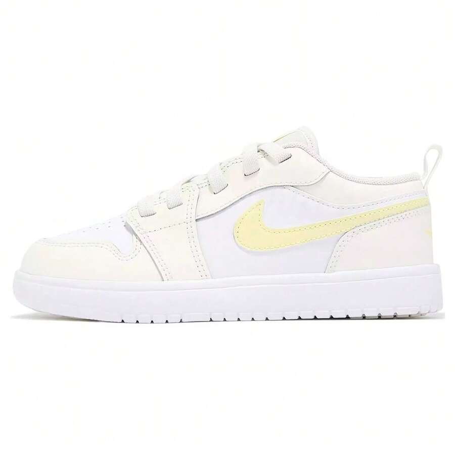 Little Kid's Jordan 1 Low Alt Sail/LT Laser Orange-White (FN7376 181) - White - View 1