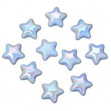 10 chiếc Acrylic Pentagram, Ngôi sao may mắn, Hạt sao biển, Phụ kiện thủ công DIY cho phụ nữ, Thích hợp để làm túi xách, Dây đeo điện thoại, Móc chìa khóa - Ngôi sao - Xem 11