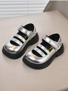 1 Pair New Fashion Comfortable Soft Bottom Princess Shoes - Silver - View 2
