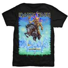 Iron Maiden Tour Trooper T Shirt - Black - View 4