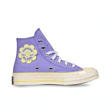 Converse 2025 女款 Chuck Taylor 70 年代季节性帆布高帮运动鞋 A15060C - 紫色 - 查看 2