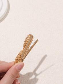 5 Pieces Of Rhinestone Coloured Duckbill Clips, Camacaron Hair Ornaments, Bangs Clips, Wavy Loose Pink Hair Clips - Multicolor - View 5