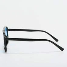 1/2/3/4/7/8 piezas Gafas de sol retro de unicolor para conducir, viajar, ir a la playa, uso diario y actividades al aire libre, de vuelta al colegio con un estilo universitario de moda para el verano