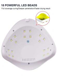 1 pieza Lámpara LED UV de diamante para uñas con conexión USB para mesa, luz de curado profesional de salón para uñas, secador de esmalte de uñas de arte con rhinestone, herramientas y equipos para uñas