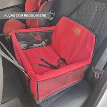 Car Seat For 2 Pets Together In The Car For Small Dogs Up To 30kg - Red - View 5
