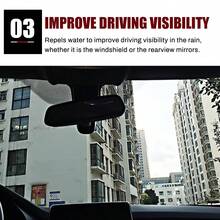 JB-XPCS Car Rain Repellent, Windscreen Water Repellent Car Hydrophobic Treatment Anti Rain Waterproof Coating Spray For Windshield, Windows, Mirror - Multicolor - View 6