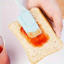 耐热 3 件套硅胶刮刀和糕点刷套装 - 不粘、食品接触安全厨房烘焙工具，适用于烹饪和烘焙